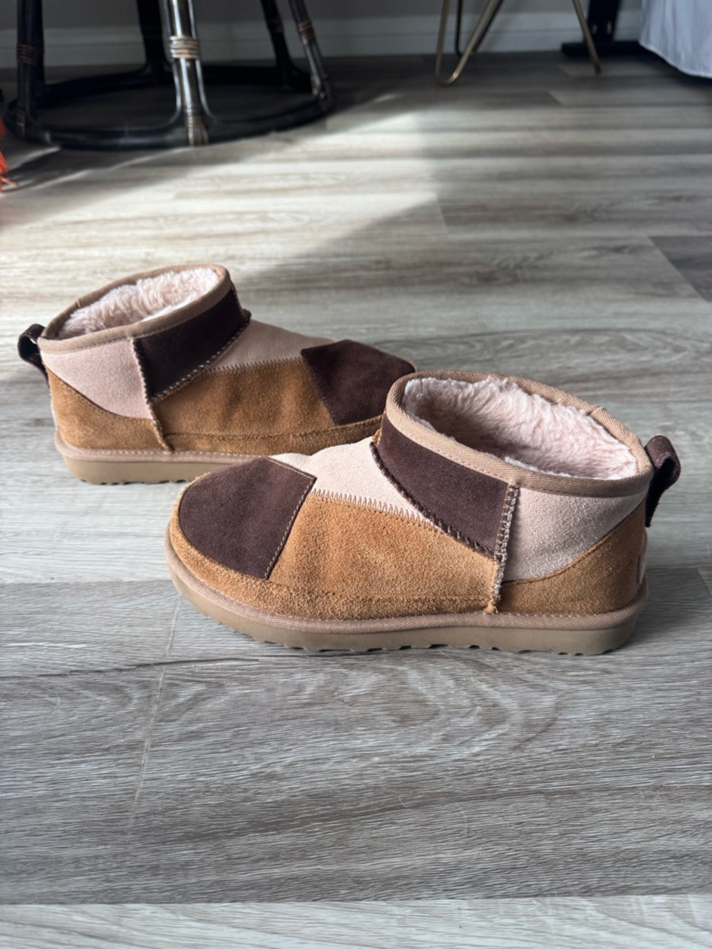 UGG Patchwork Micro Short Boots - Picture 7 of 10